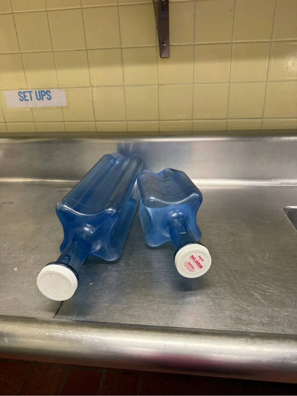 Chill Utensil Rapi-Kool Cold Paddle food Chiller(2) San Jamar Food Safety used